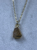 Raw Nuggets Pendants Sterling Silver 22K Gold Coated
