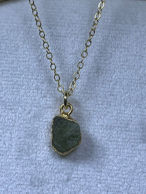 Raw Nuggets Pendants Sterling Silver 22K Gold Coated