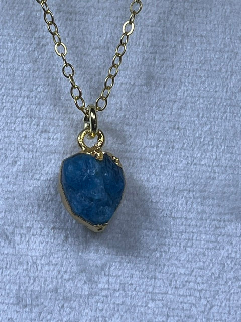 Raw Nuggets Pendants Sterling Silver 22K Gold Coated