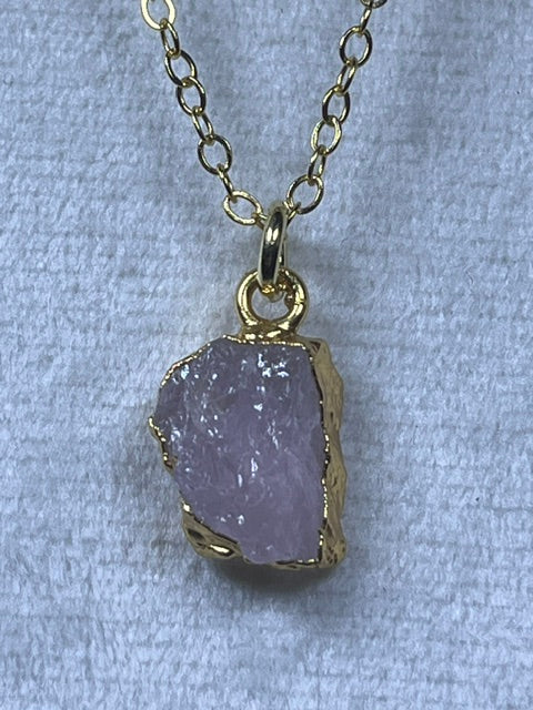 Raw Nuggets Pendants Sterling Silver 22K Gold Coated