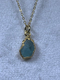 Raw Nuggets Pendants Sterling Silver 22K Gold Coated