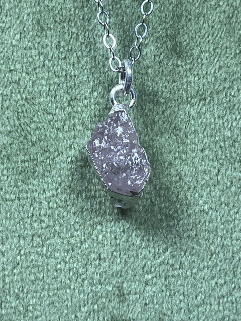 Raw Nuggets Pendants Sterling Silver
