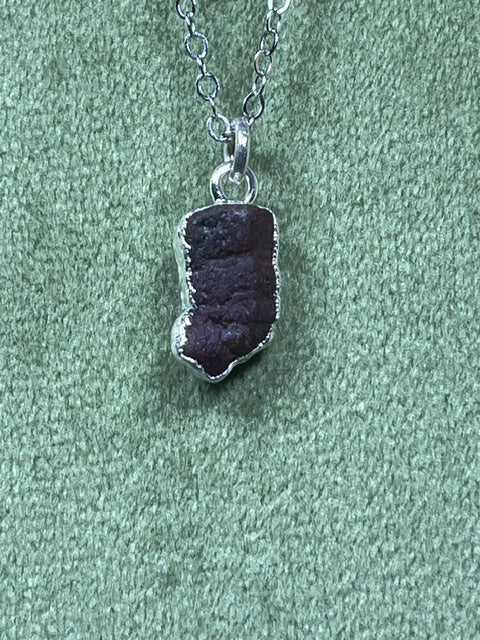 Raw Nuggets Pendants Sterling Silver