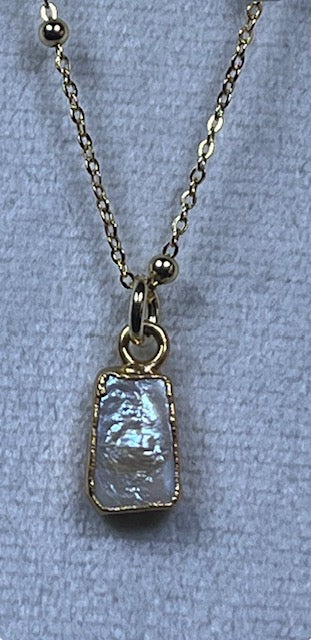 Pearl Pendants Sterling Silver 22K Gold Coated