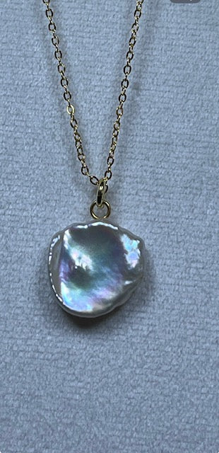 Pearl Pendants Sterling Silver 22K Gold Coated